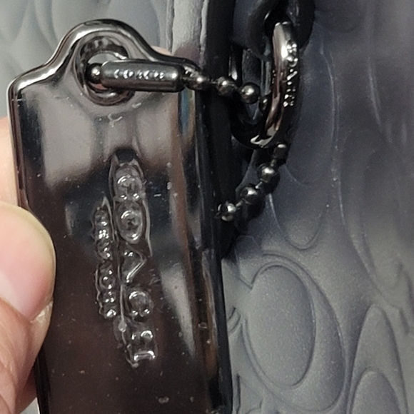 😍 Coach Signature Leather Designer Shoulder Purse Laptop Work Bag NWT - Picture 5 of 11